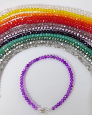 Pulsera con cristales