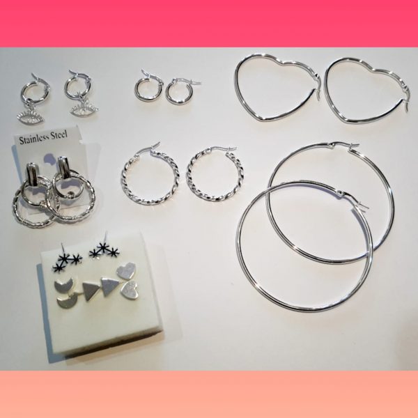 Kit 10 pares aros