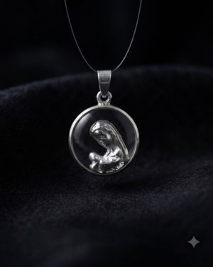 Dije Virgen cristal 12 mm