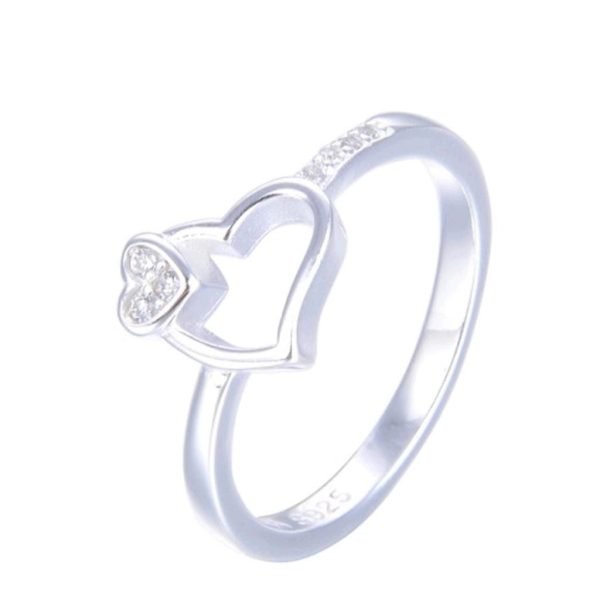 Anillo doble corazon