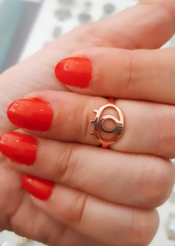 Anillo ojito rose midi