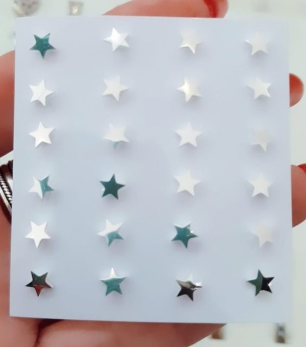 Aros mini estrellas