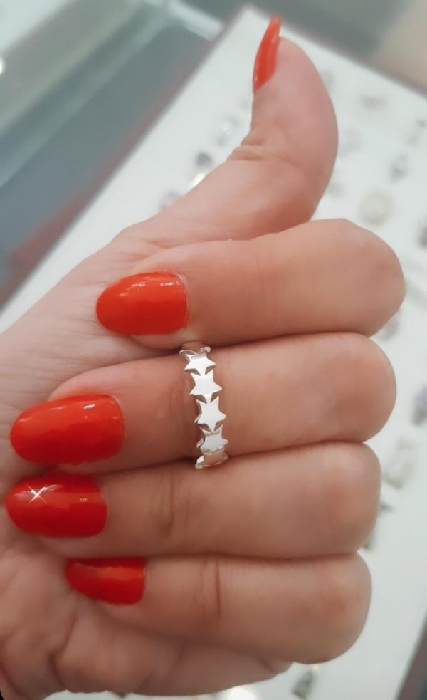 Anillo estrellas midi