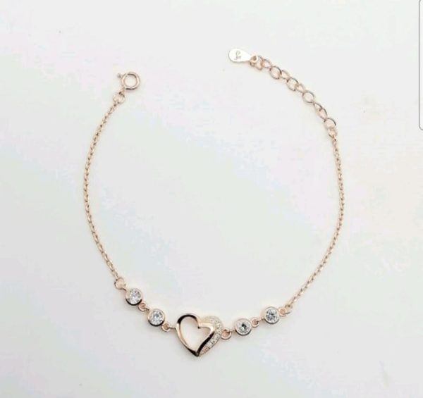 Pulsera corazon rose - Image 2