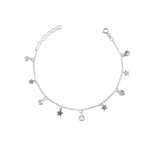 Pulsera estrellas y cubics