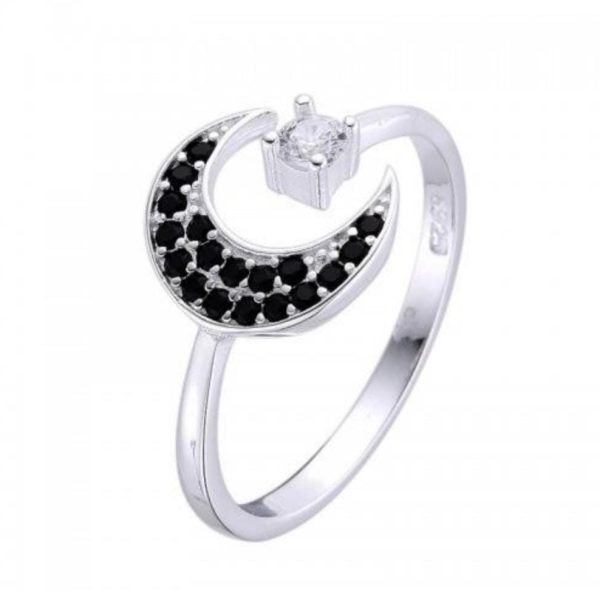 Anillo Luna violeta/negro/turquesa - Image 3