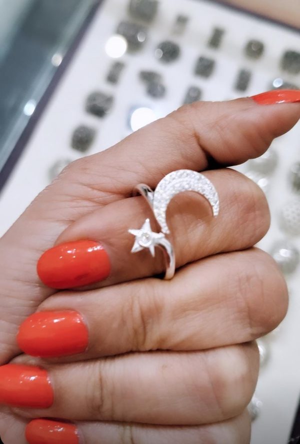 Anillo Luna estrella