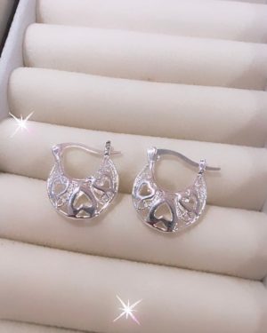 Aros carterita corazon