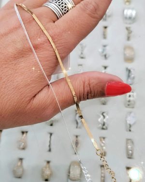 Pulsera snake plana