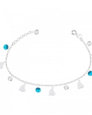 Pulsera corazon y swarovski