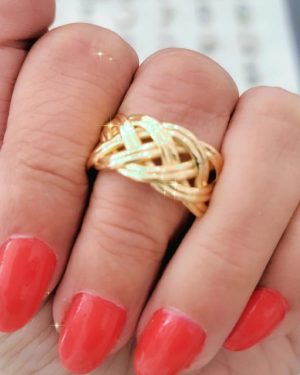 Anillo Danila dorado