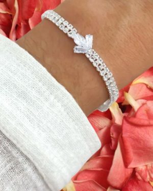 Pulsera hoja real