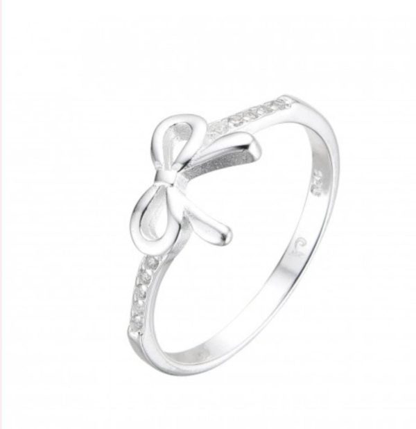 Anillo moño brillante