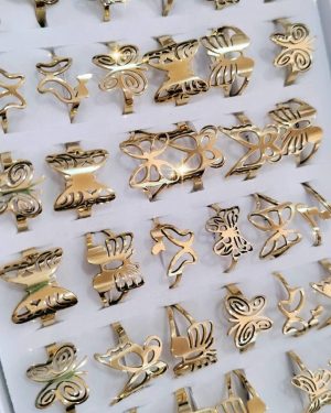 Anillos dorados a eleccion