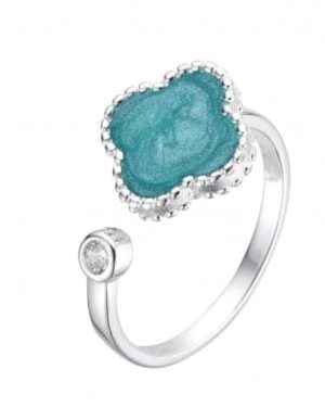 Anillo Van Cleef verde