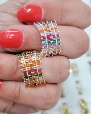 Anillo Ocidente dorado