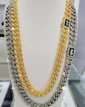 Cadena cubana 60 cm