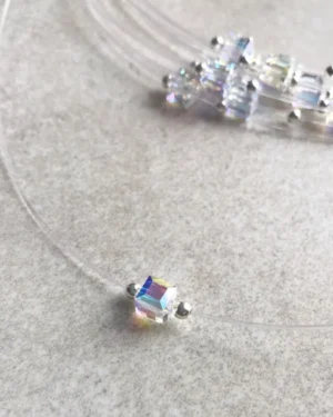 Tanza con cristal cubo