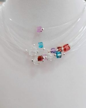 Collar tanza con cubo