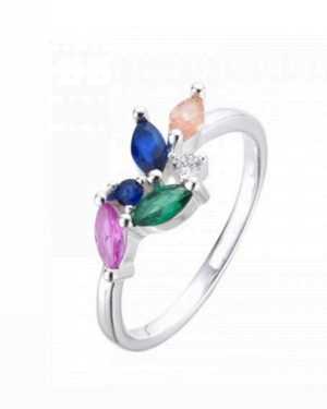 Anillo hojitas