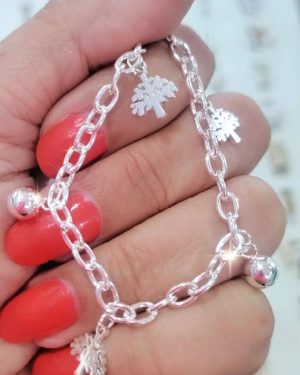 Pulsera arbol y bolitas