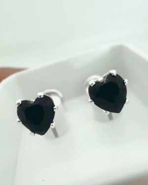 Abridores corazon piedra negra