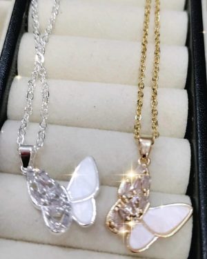 Collar Mariposa nacar
