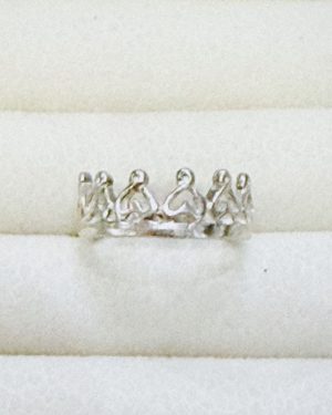 Anillo corona calada