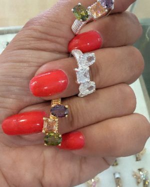 Anillo Renata blanco