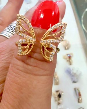 Anillo Mariposa real