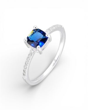 Anillo box azul