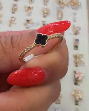 Anillo Van Cleef negro
