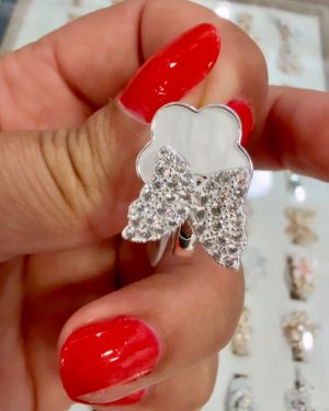 Anillo Mariposa giratorio
