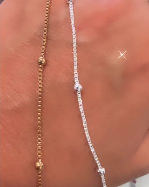 Pulsera veneciana con bolitas
