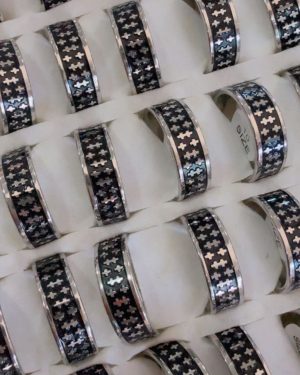 Anillo cinta esmaltada