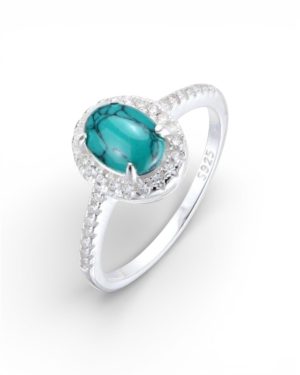 Anillo piedra verde
