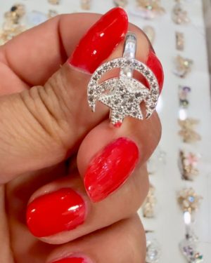 Anillo estrella giratorio