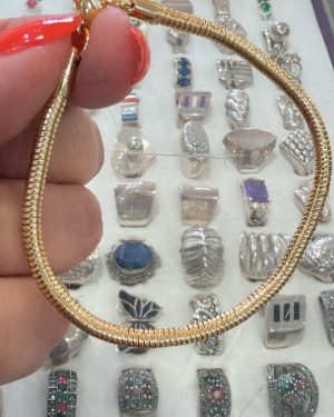 Pulsera clapton dorada