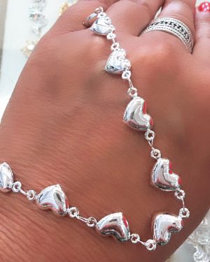 Pulsera corazones