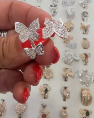 Anillo 3 mariposas