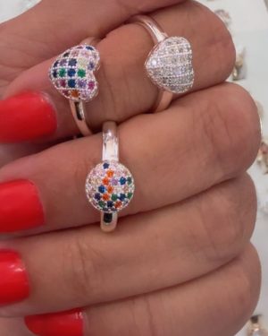 Anillo corazon /redondo