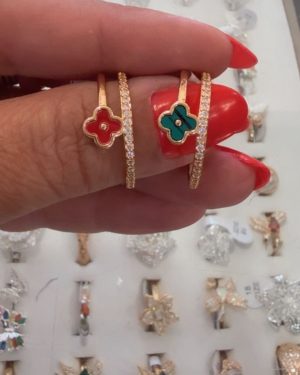 Anillo flor