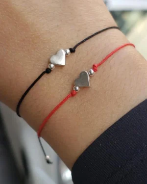 Set 2 Pulseras corazon