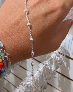 Pulsera bolitas x 5 unidades