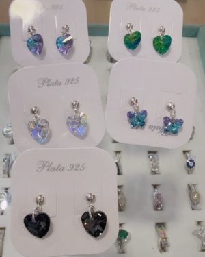 Aros Swarovski pasantes