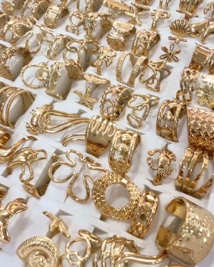 Kit Anillos Egipto dorados