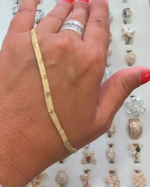 Pulsera snake estrellas