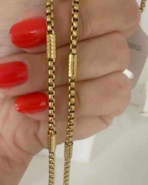Cadena rolo con barrita