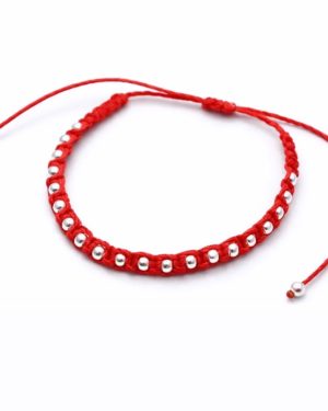 Kit 2 Pulsera roja con bolitas