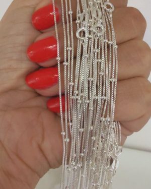Cadena veneciana bolitas 40 cm